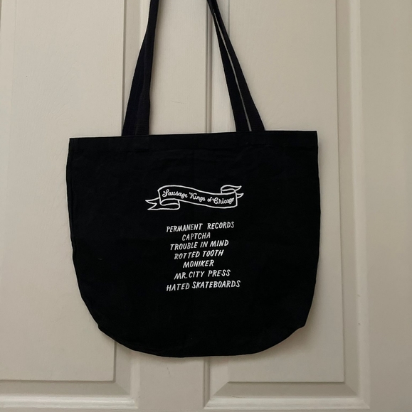 Sausage Fest 2012 Merch Permanent Records Sausage Kings of Chicago Tote - Picture 2 of 5